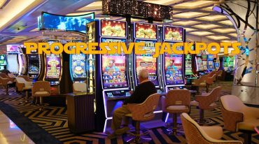 casino slots with progressive jackpot wording overlayed
