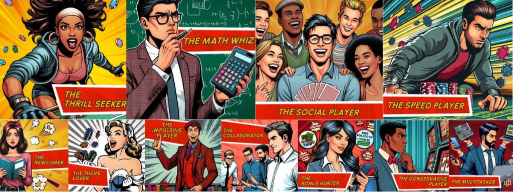 types of casino players