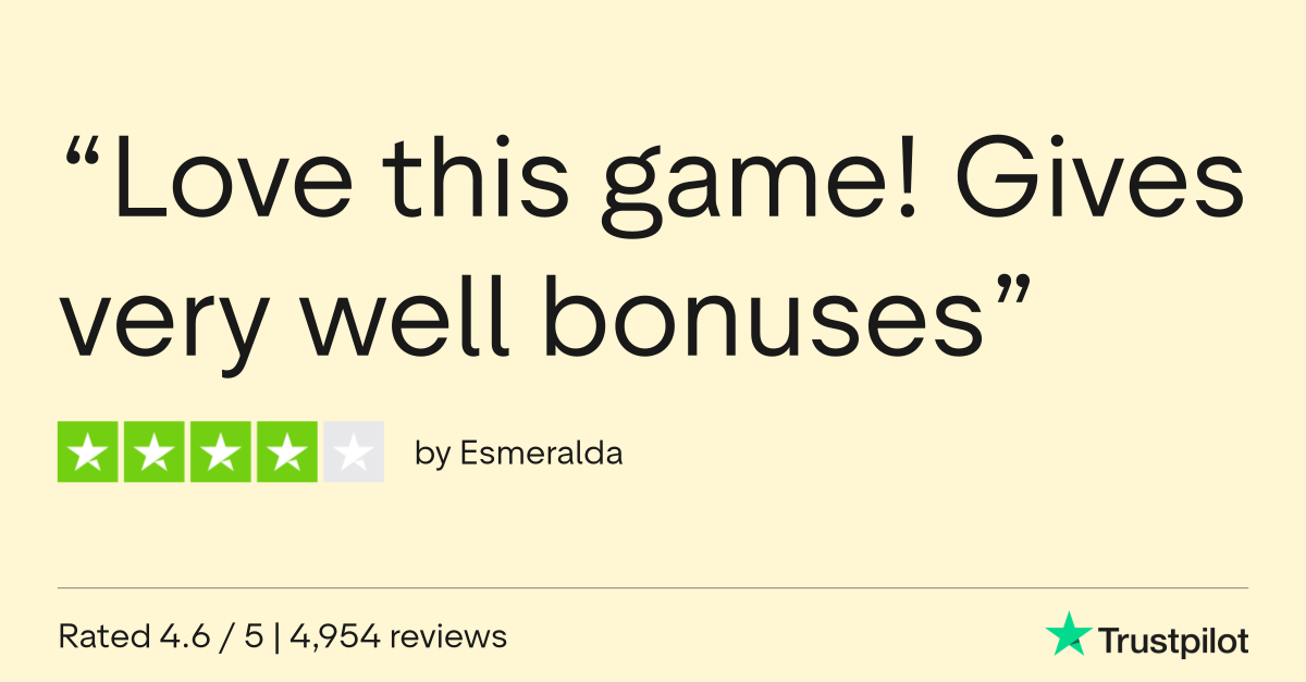 TrustPilot Review on Yay Casino gameplay