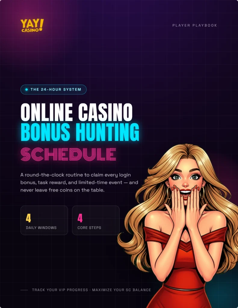 Online casino bonus hunting schedule